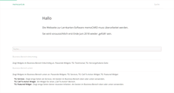 Desktop Screenshot of memocard.de